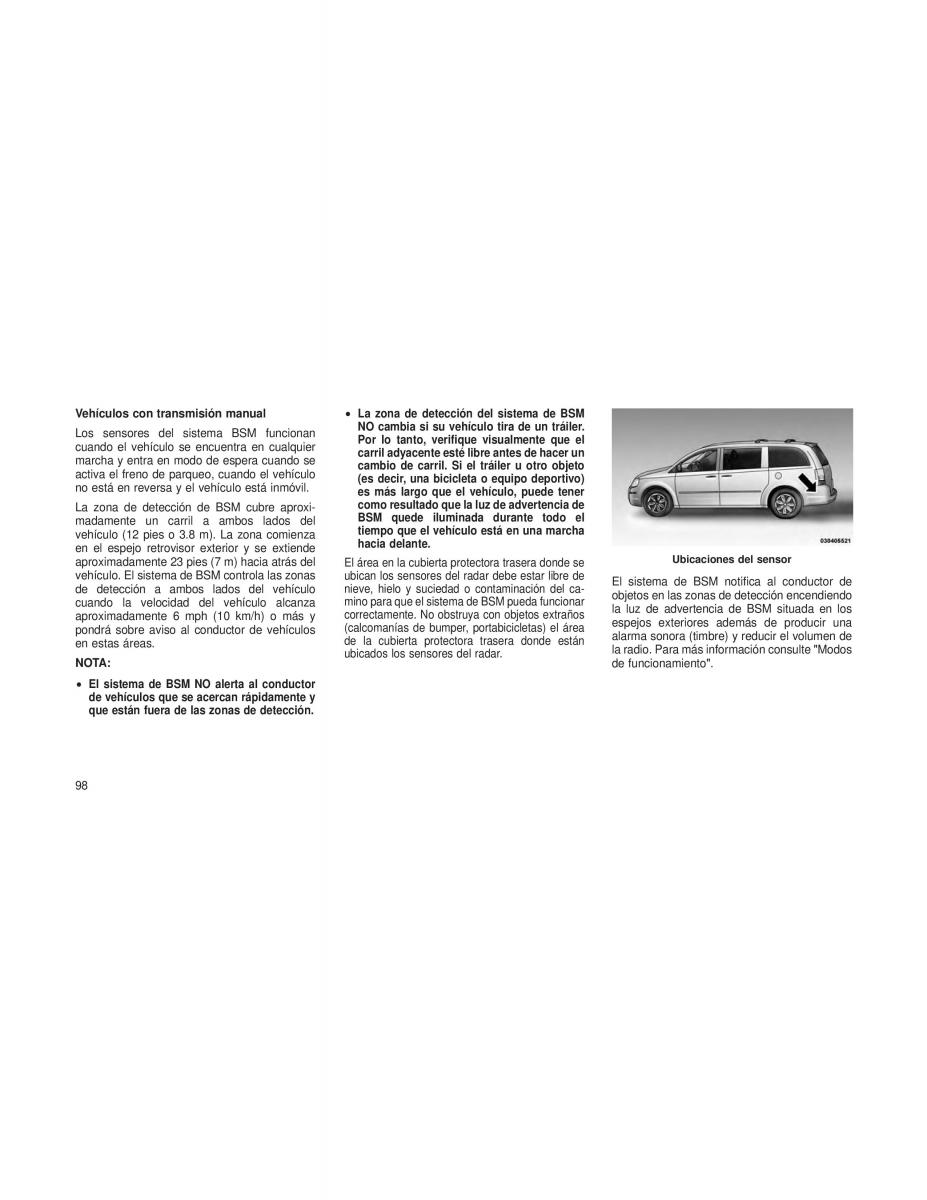 Dodge Grand Caravan V 5 manual del propietario / page 101