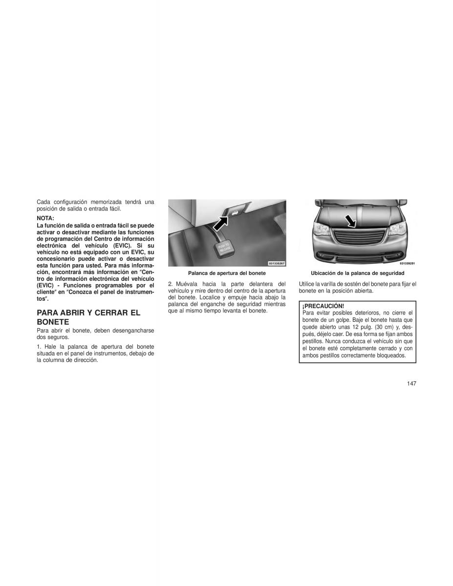 Dodge Grand Caravan V 5 manual del propietario / page 150