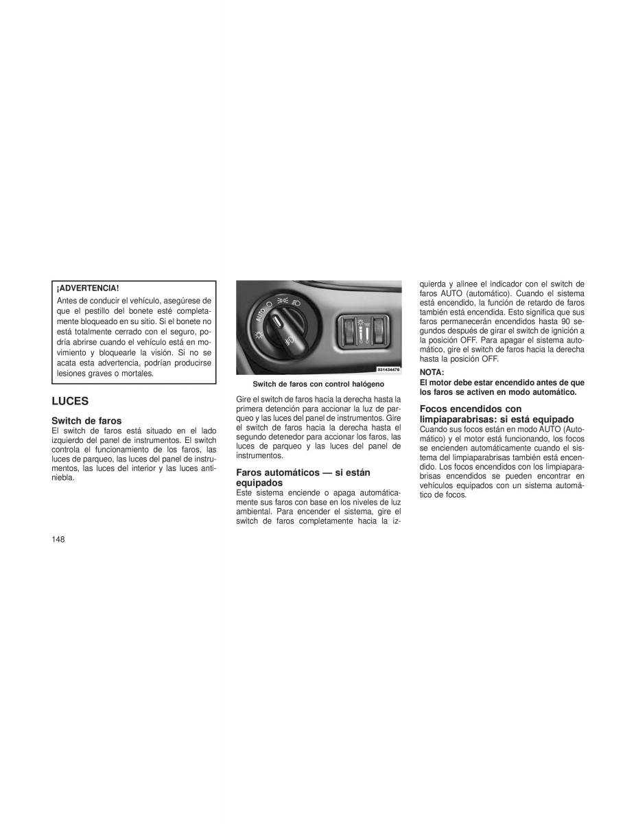 Dodge Grand Caravan V 5 manual del propietario / page 151