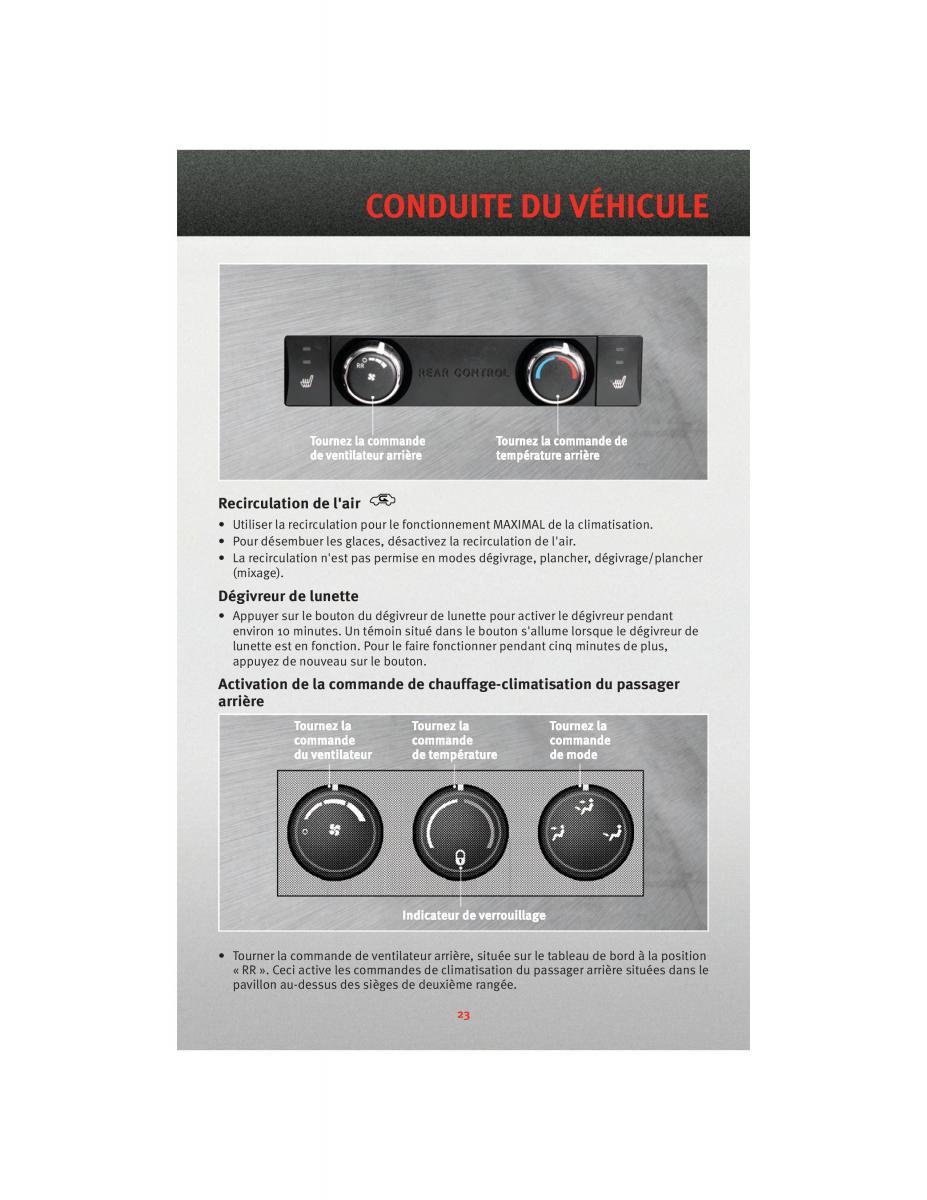 manual  Dodge Grand Caravan V 5 manuel du proprietaire / page 25