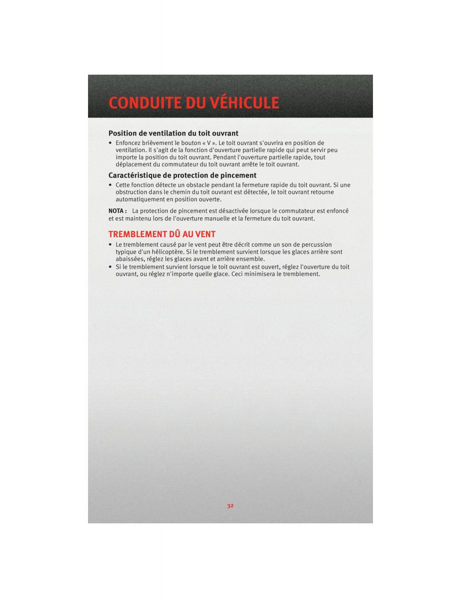 manual  Dodge Grand Caravan V 5 manuel du proprietaire / page 34