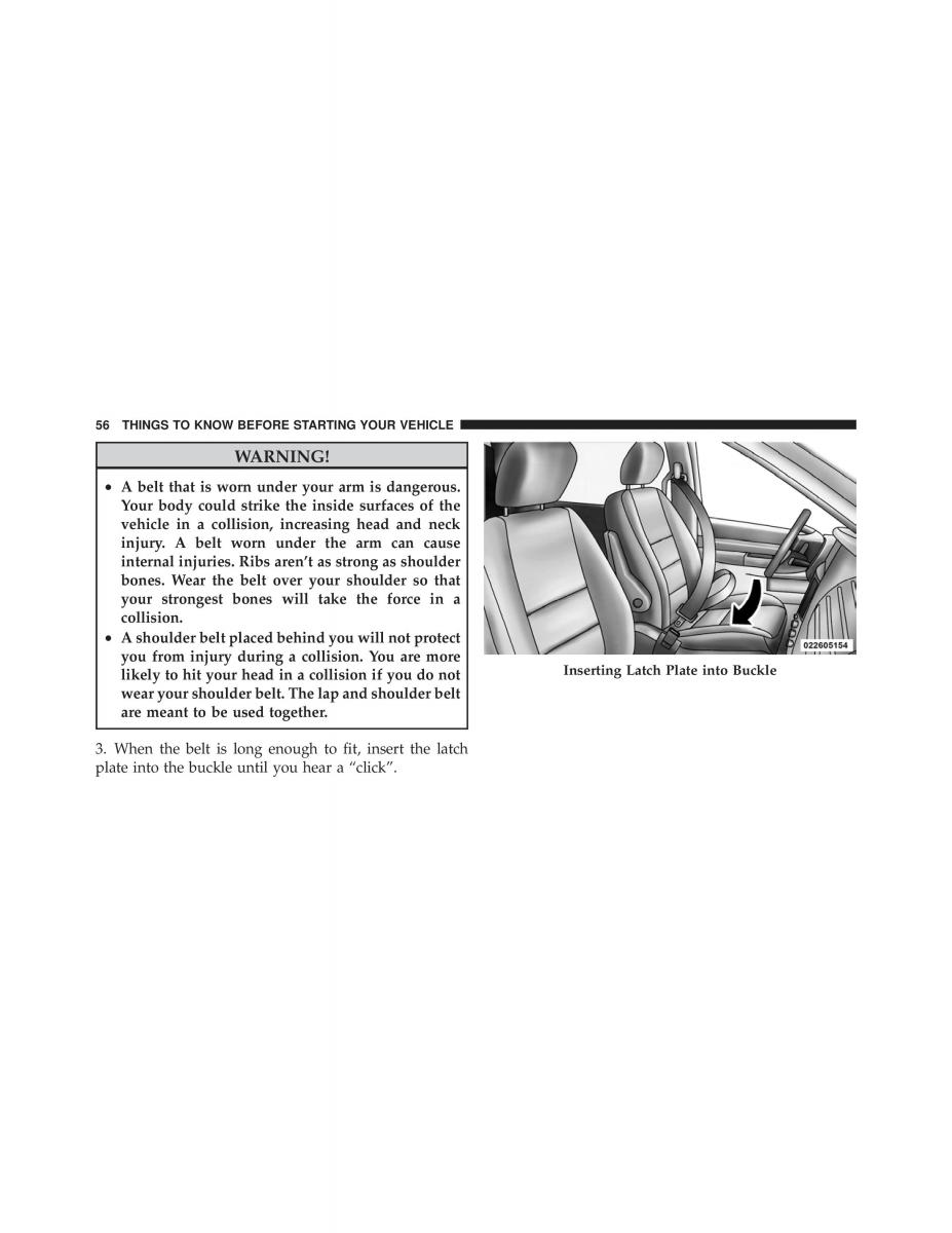 Dodge Grand Caravan V 5 owners manual / page 57