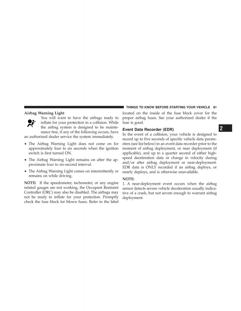 Dodge Grand Caravan V 5 owners manual / page 82