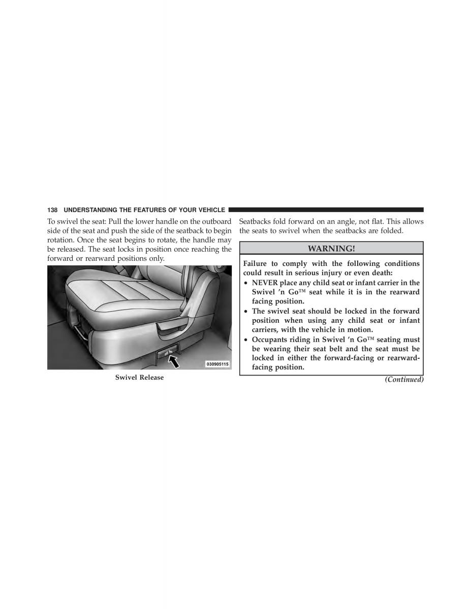 Dodge Grand Caravan V 5 owners manual / page 139