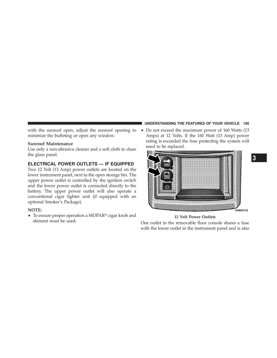 Dodge Grand Caravan V 5 owners manual / page 196