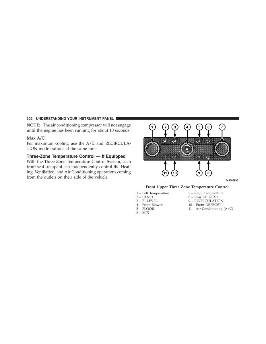 Dodge Grand Caravan V 5 owners manual / page 303