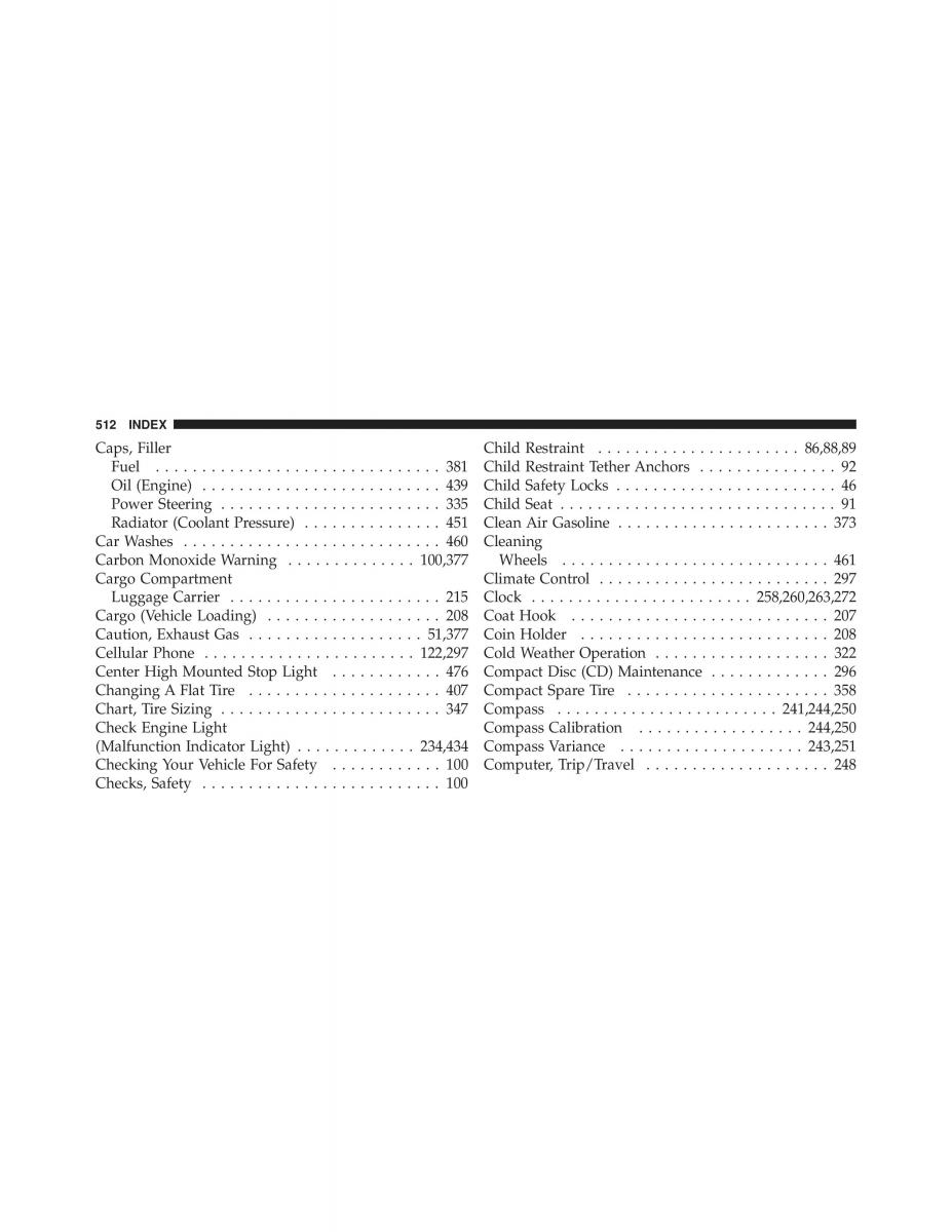 Dodge Grand Caravan V 5 owners manual / page 513