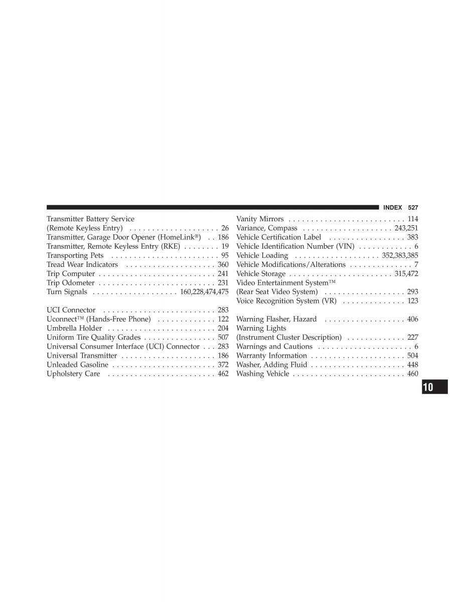 Dodge Grand Caravan V 5 owners manual / page 528