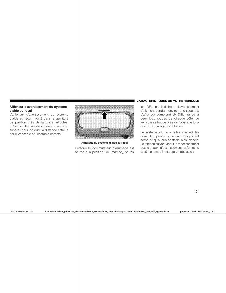 manual  Jeep Grand Cherokee WK WH SRT8 manuel du proprietaire / page 101