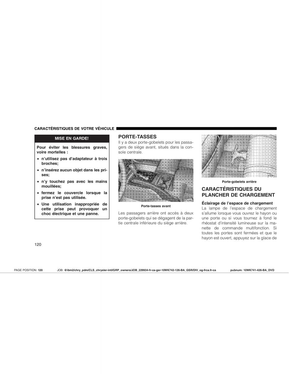 manual  Jeep Grand Cherokee WK WH SRT8 manuel du proprietaire / page 120