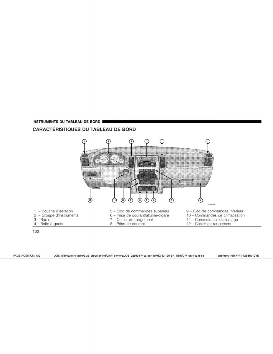 manual  Jeep Grand Cherokee WK WH SRT8 manuel du proprietaire / page 130