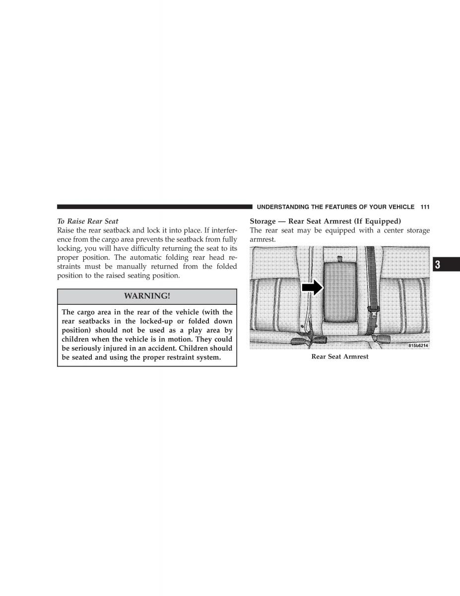 Jeep Grand Cherokee WK WH SRT8 owners manual / page 111