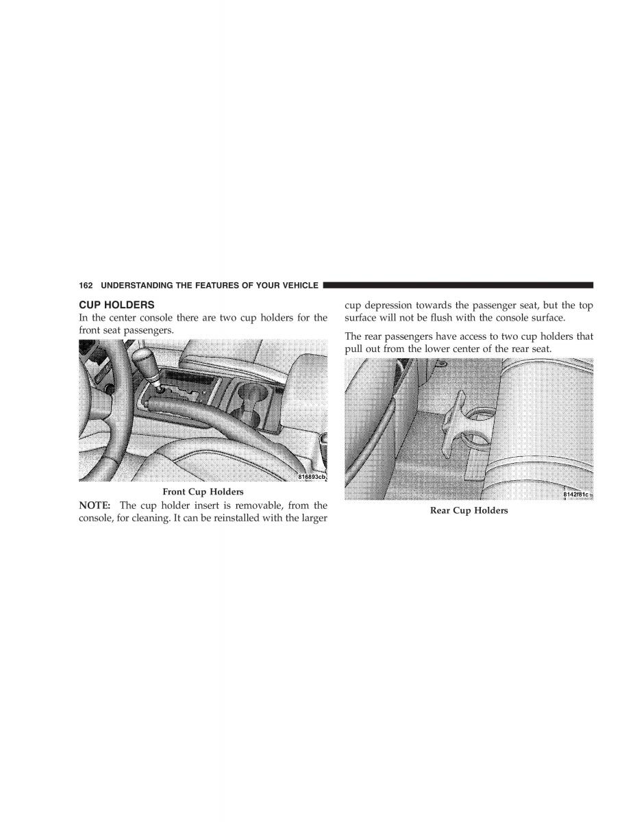 Jeep Grand Cherokee WK WH SRT8 owners manual / page 162