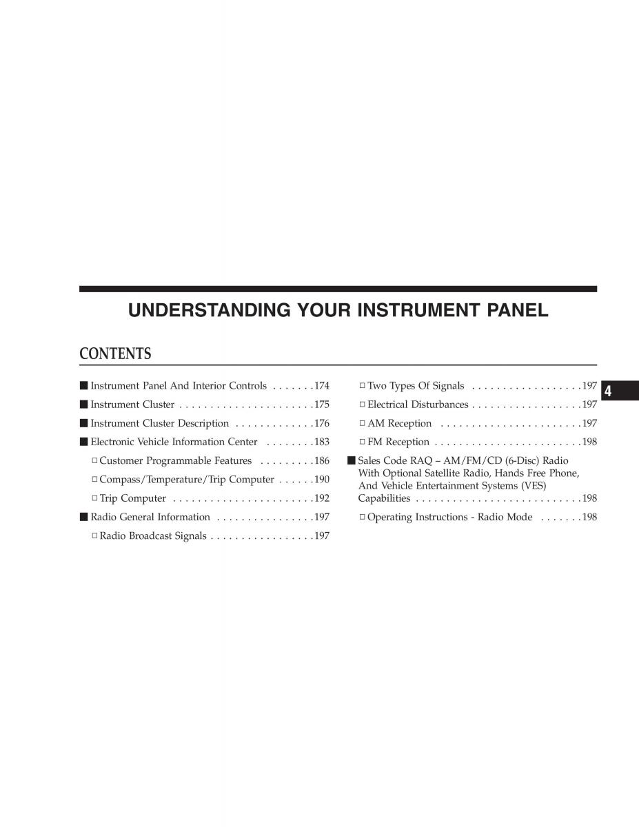 Jeep Grand Cherokee WK WH SRT8 owners manual / page 171