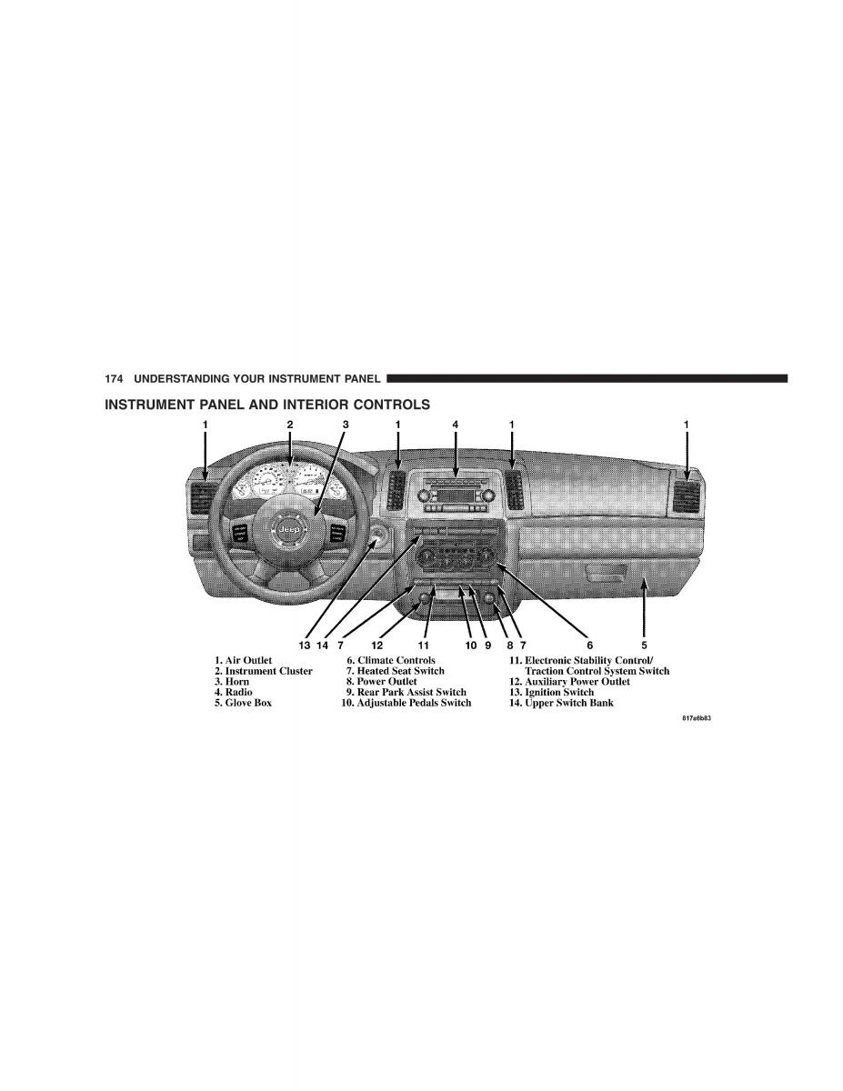 Jeep Grand Cherokee WK WH SRT8 owners manual / page 174