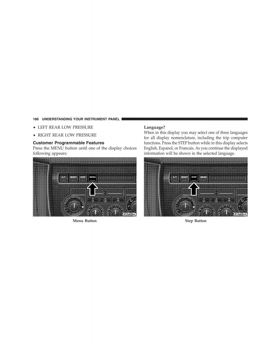 Jeep Grand Cherokee WK WH SRT8 owners manual / page 186