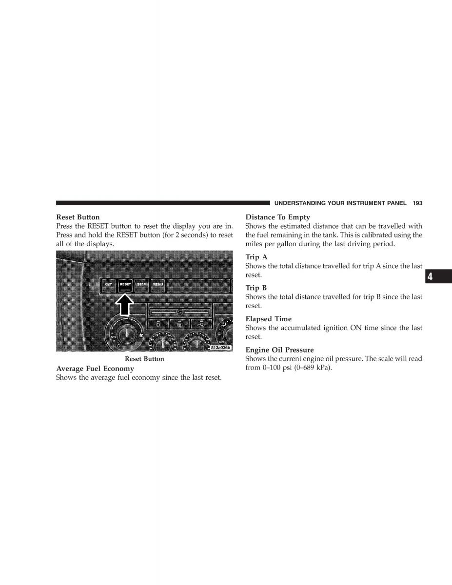 Jeep Grand Cherokee WK WH SRT8 owners manual / page 193