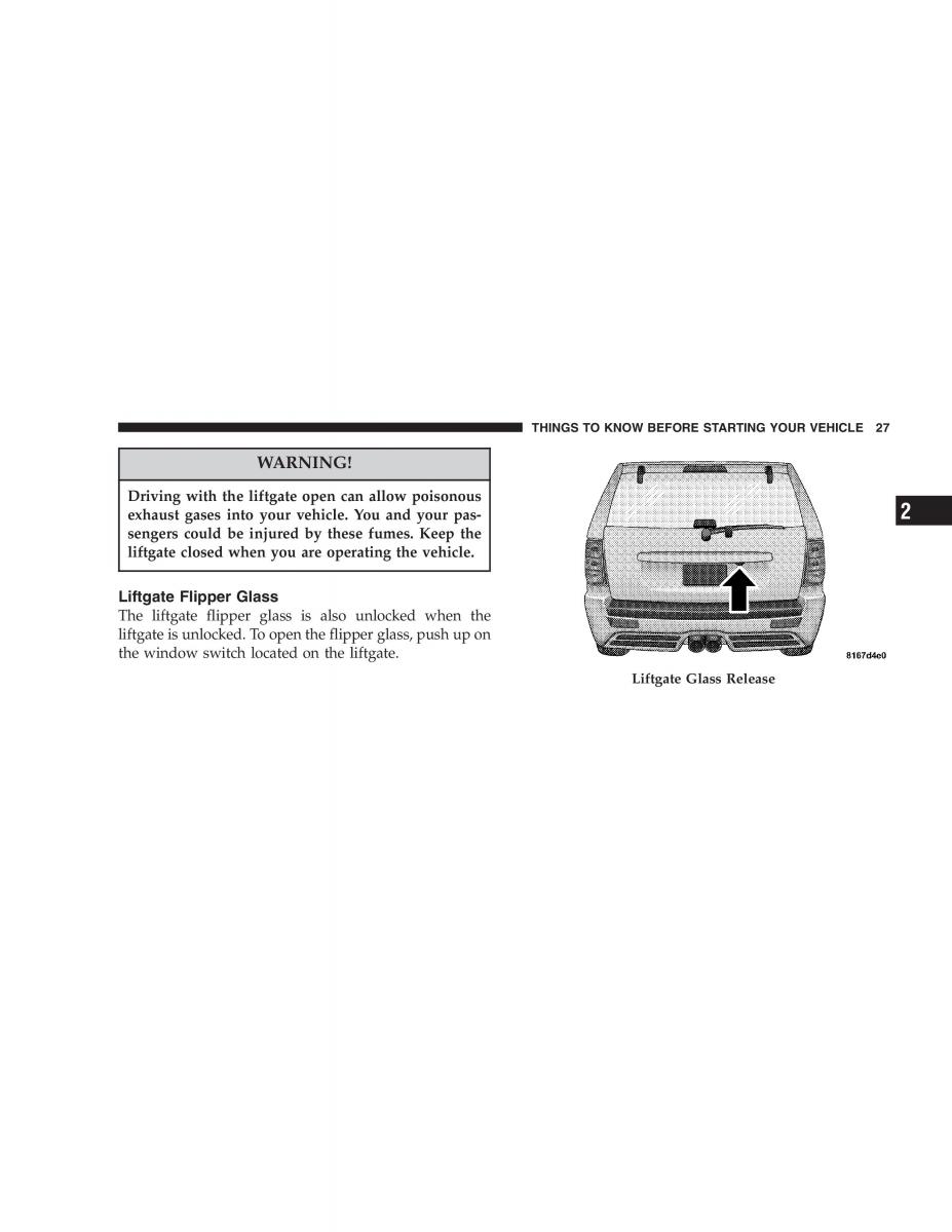 Jeep Grand Cherokee WK WH SRT8 owners manual / page 27