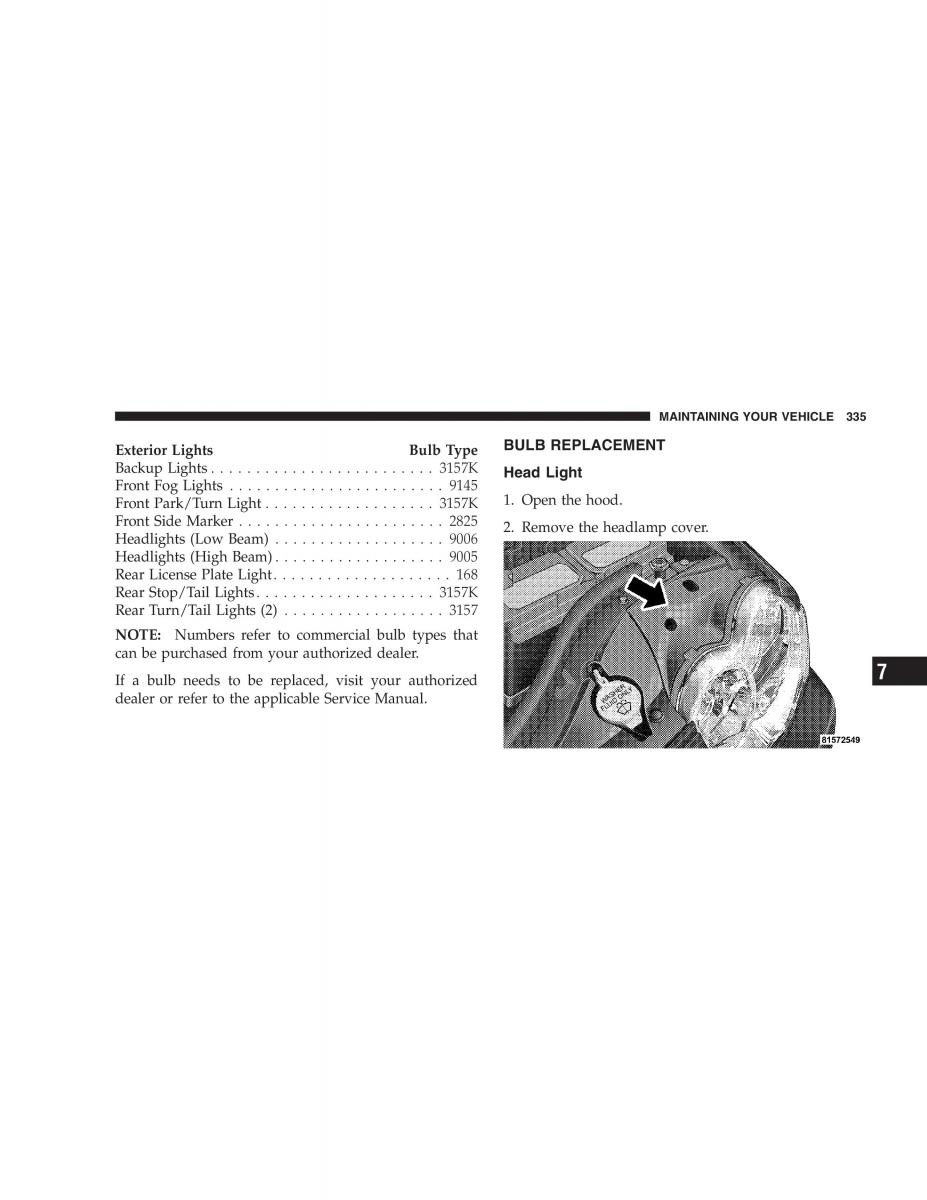 Jeep Grand Cherokee WK WH SRT8 owners manual / page 335