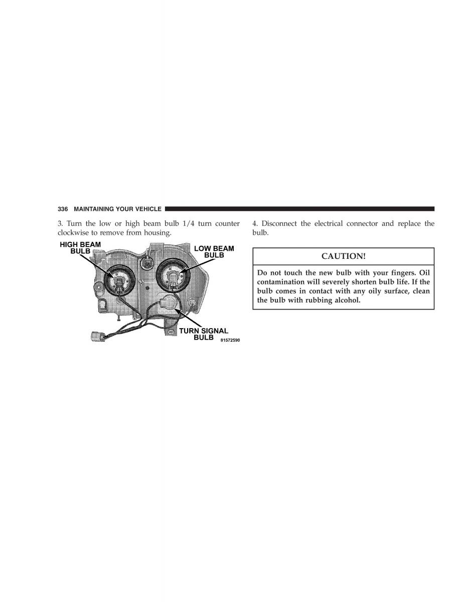 Jeep Grand Cherokee WK WH SRT8 owners manual / page 336