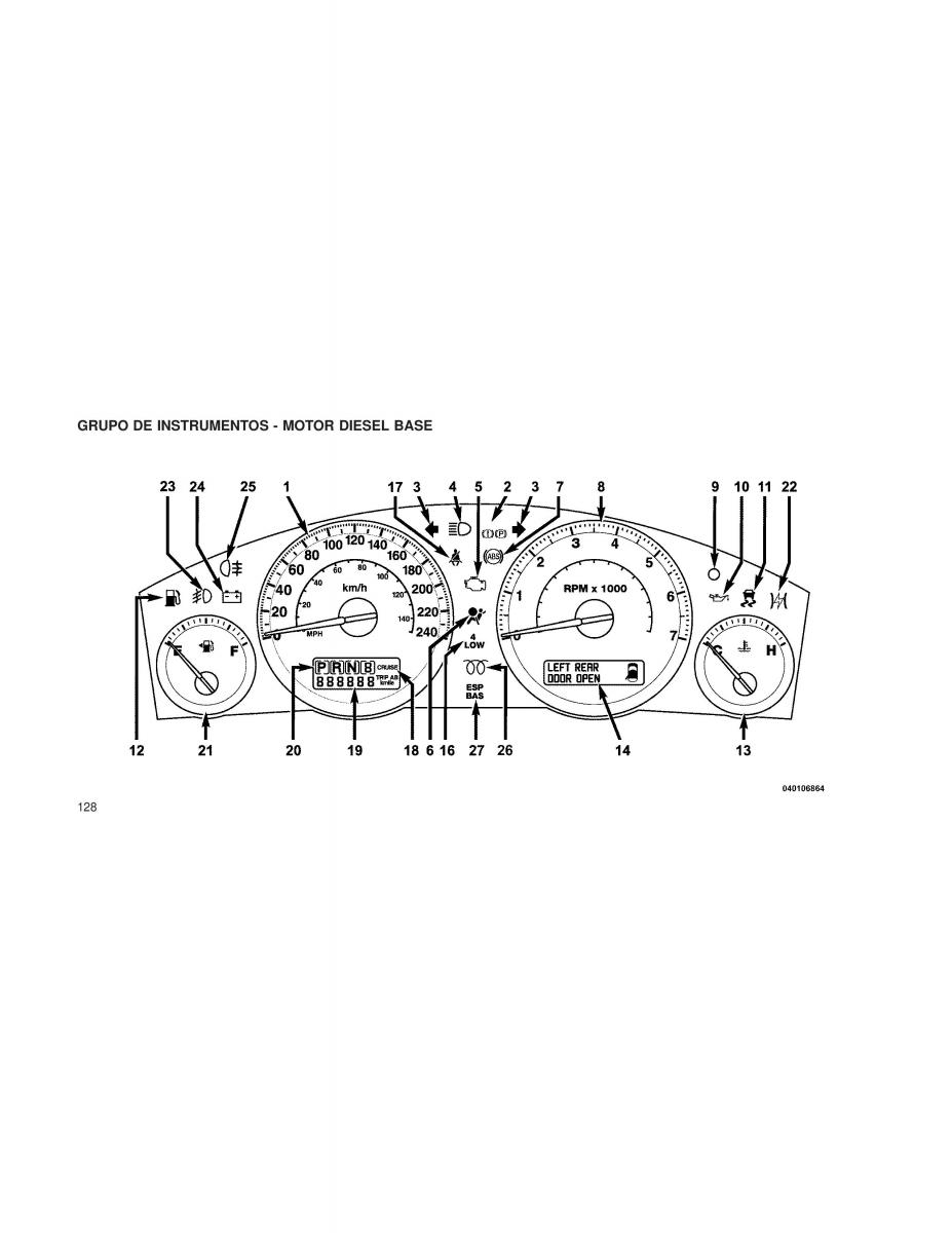 Jeep Grand Cherokee WK WH manual del propietario / page 130