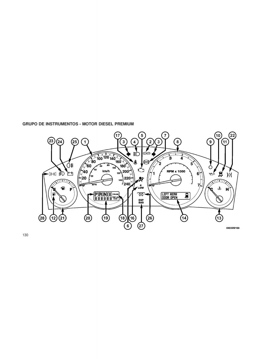 Jeep Grand Cherokee WK WH manual del propietario / page 132