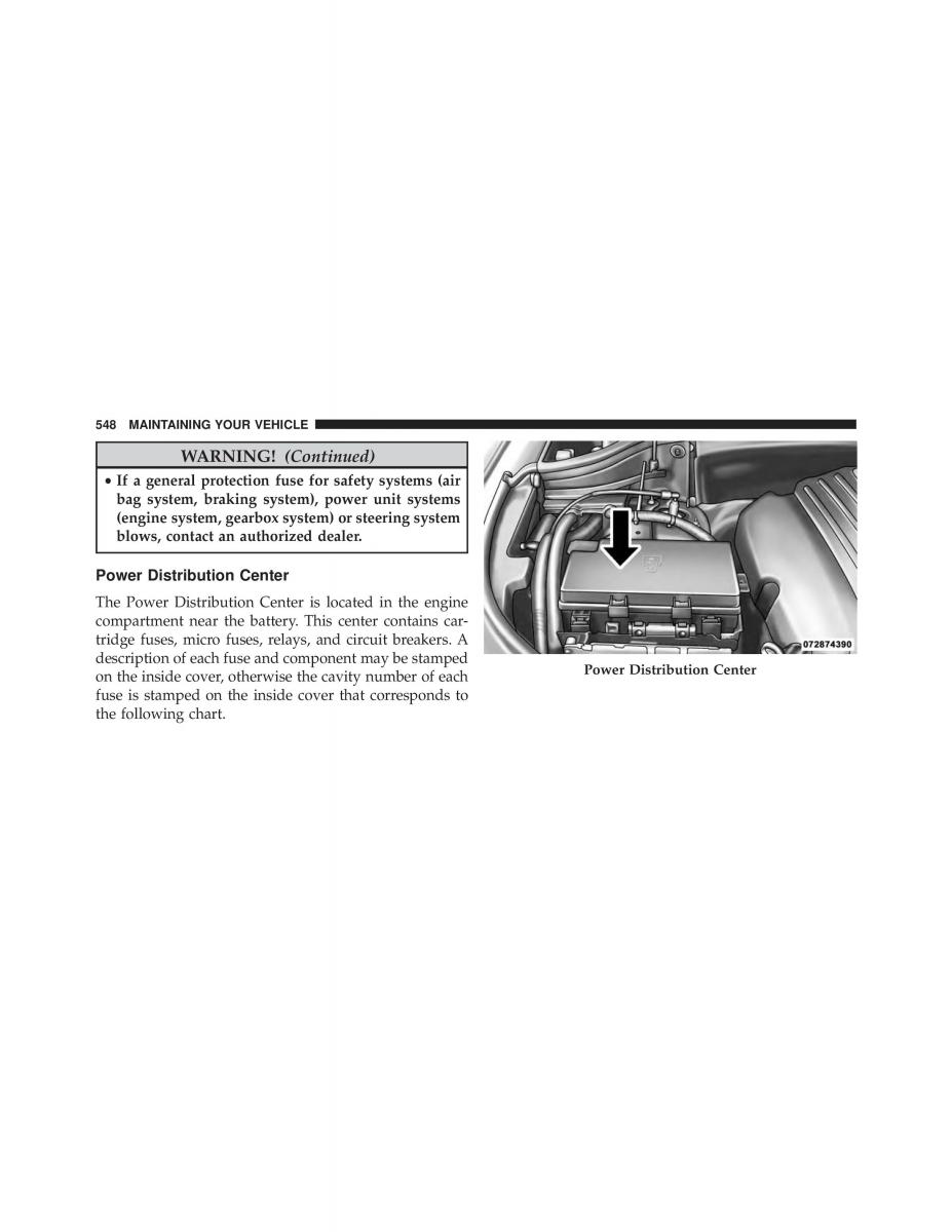 Jeep Grand Cherokee WK2 SRT8 owners manual / page 550