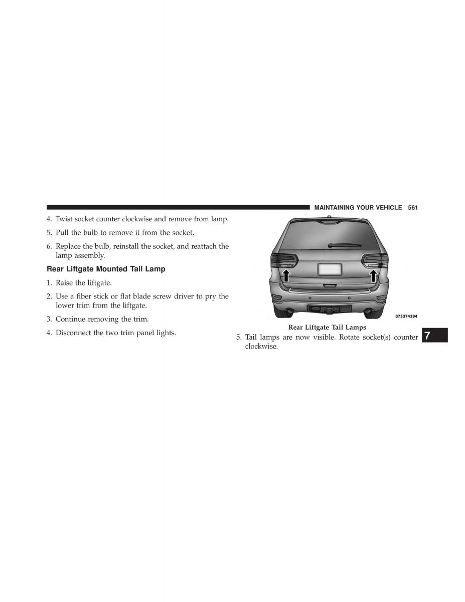 Jeep Grand Cherokee WK2 SRT8 owners manual / page 563