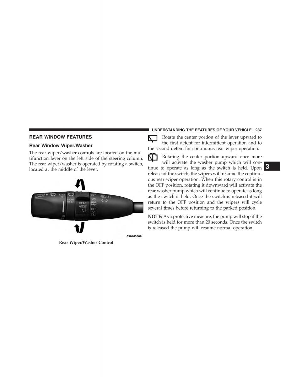 Jeep Grand Cherokee WK2 SRT8 owners manual / page 289