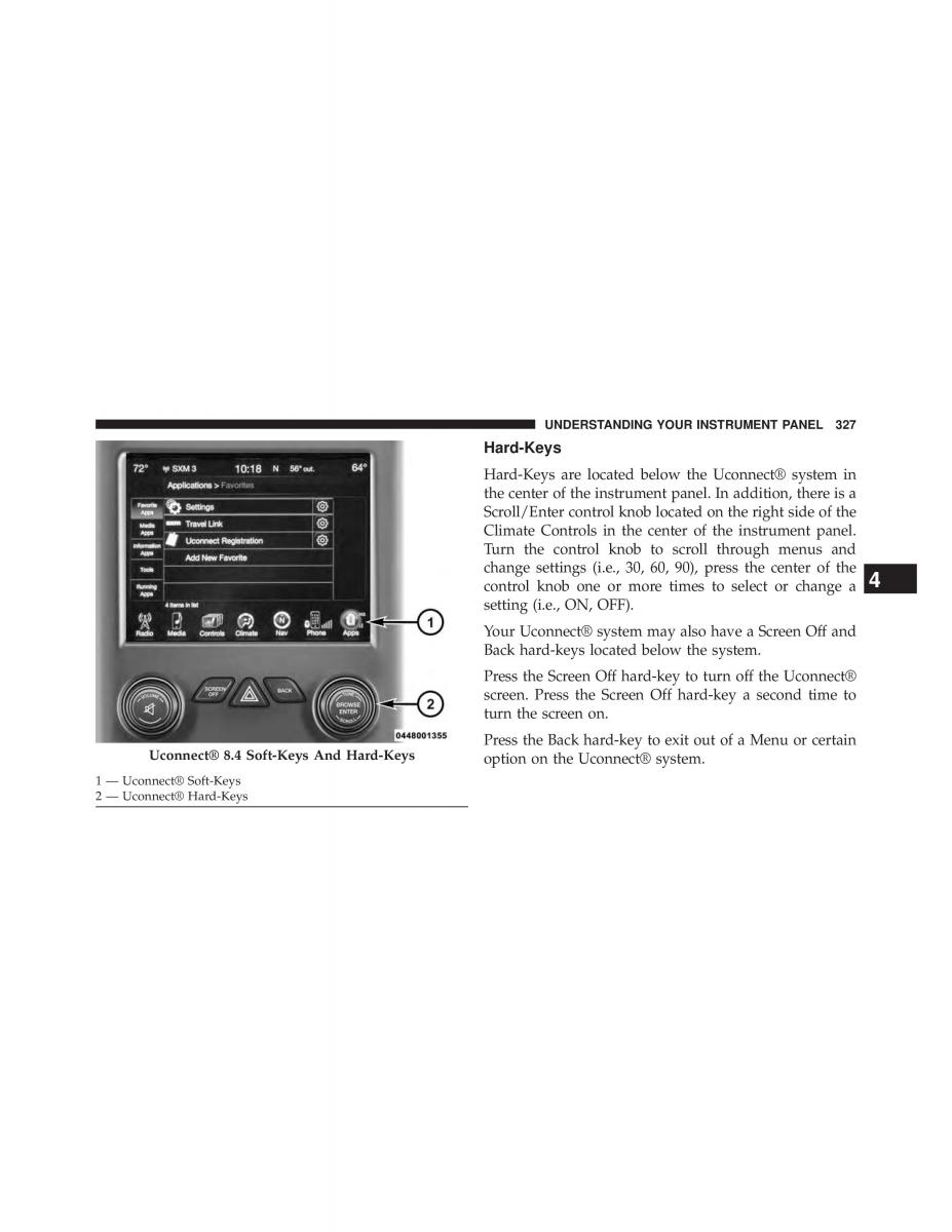 Jeep Grand Cherokee WK2 SRT8 owners manual / page 329