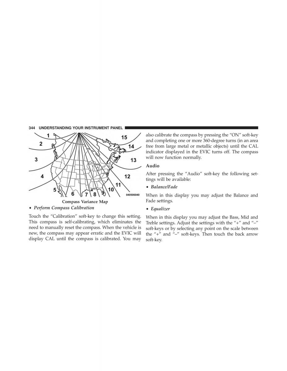 Jeep Grand Cherokee WK2 SRT8 owners manual / page 346