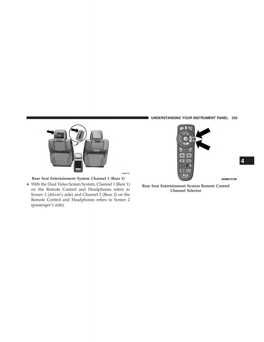 Jeep Grand Cherokee WK2 SRT8 owners manual / page 355