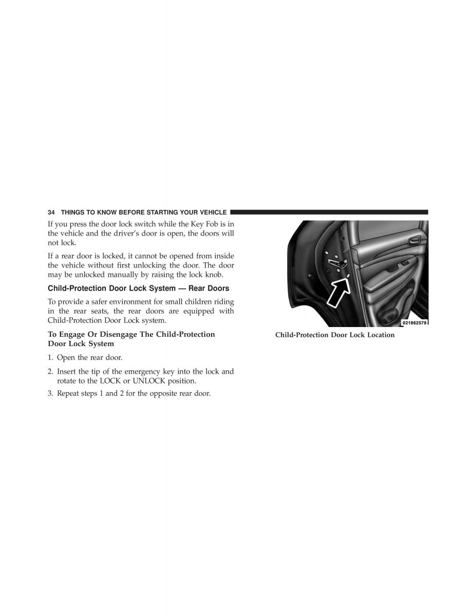 Jeep Grand Cherokee WK2 SRT8 owners manual / page 36