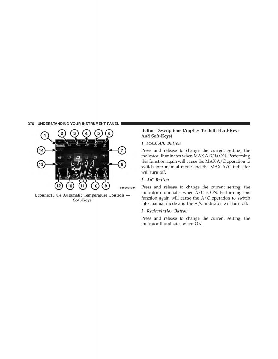 Jeep Grand Cherokee WK2 SRT8 owners manual / page 378