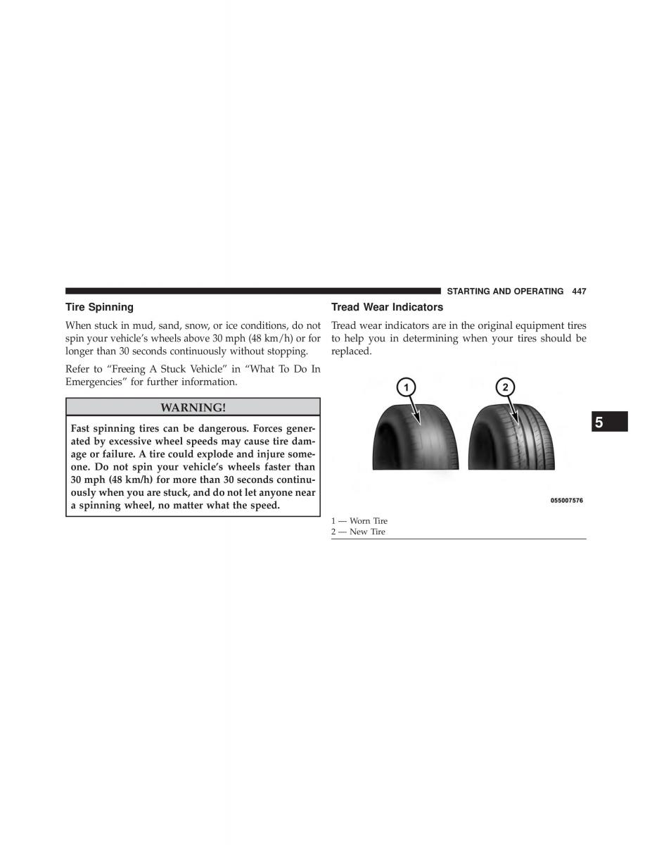 Jeep Grand Cherokee WK2 SRT8 owners manual / page 449