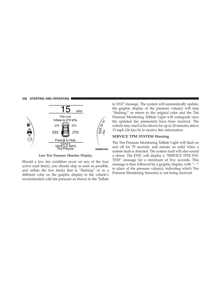 Jeep Grand Cherokee WK2 SRT8 owners manual / page 458