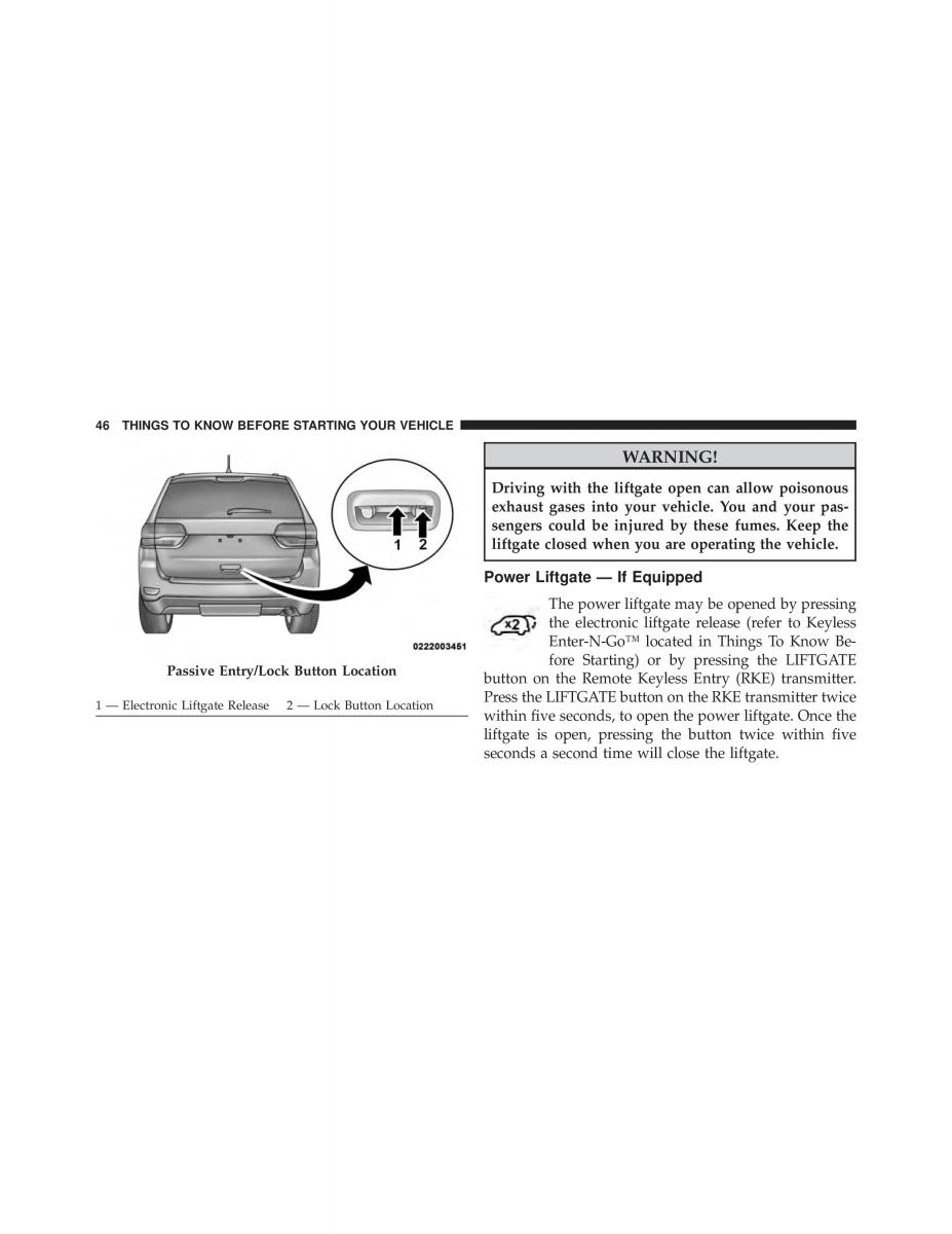 Jeep Grand Cherokee WK2 SRT8 owners manual / page 48