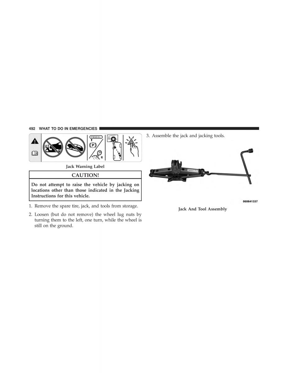 Jeep Grand Cherokee WK2 SRT8 owners manual / page 494