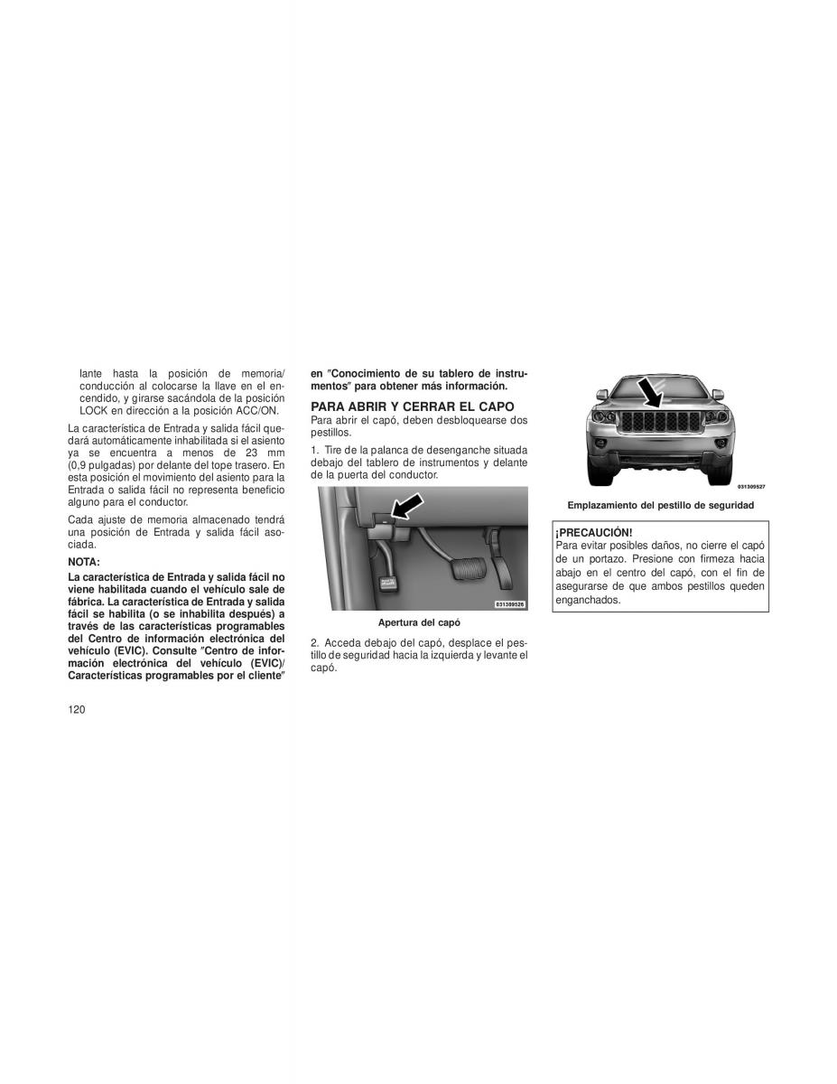 Jeep Grand Cherokee WK2 manual del propietario / page 122