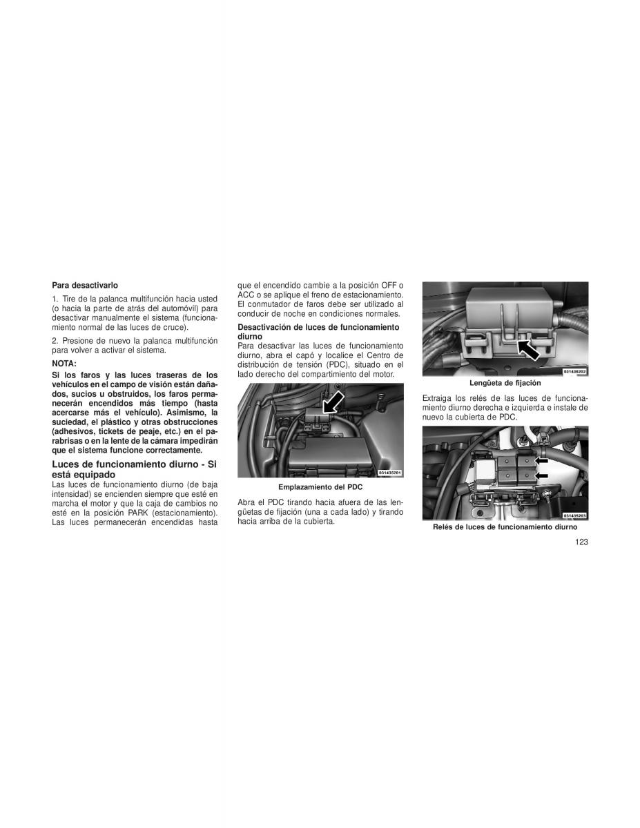 Jeep Grand Cherokee WK2 manual del propietario / page 125