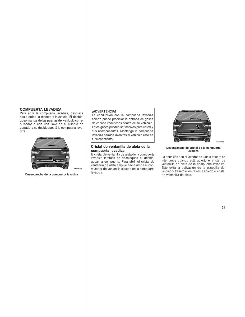 Jeep Grand Cherokee WK2 manual del propietario / page 33