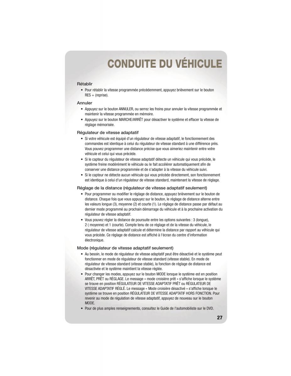 Jeep Grand Cherokee WK2 manuel du proprietaire / page 29