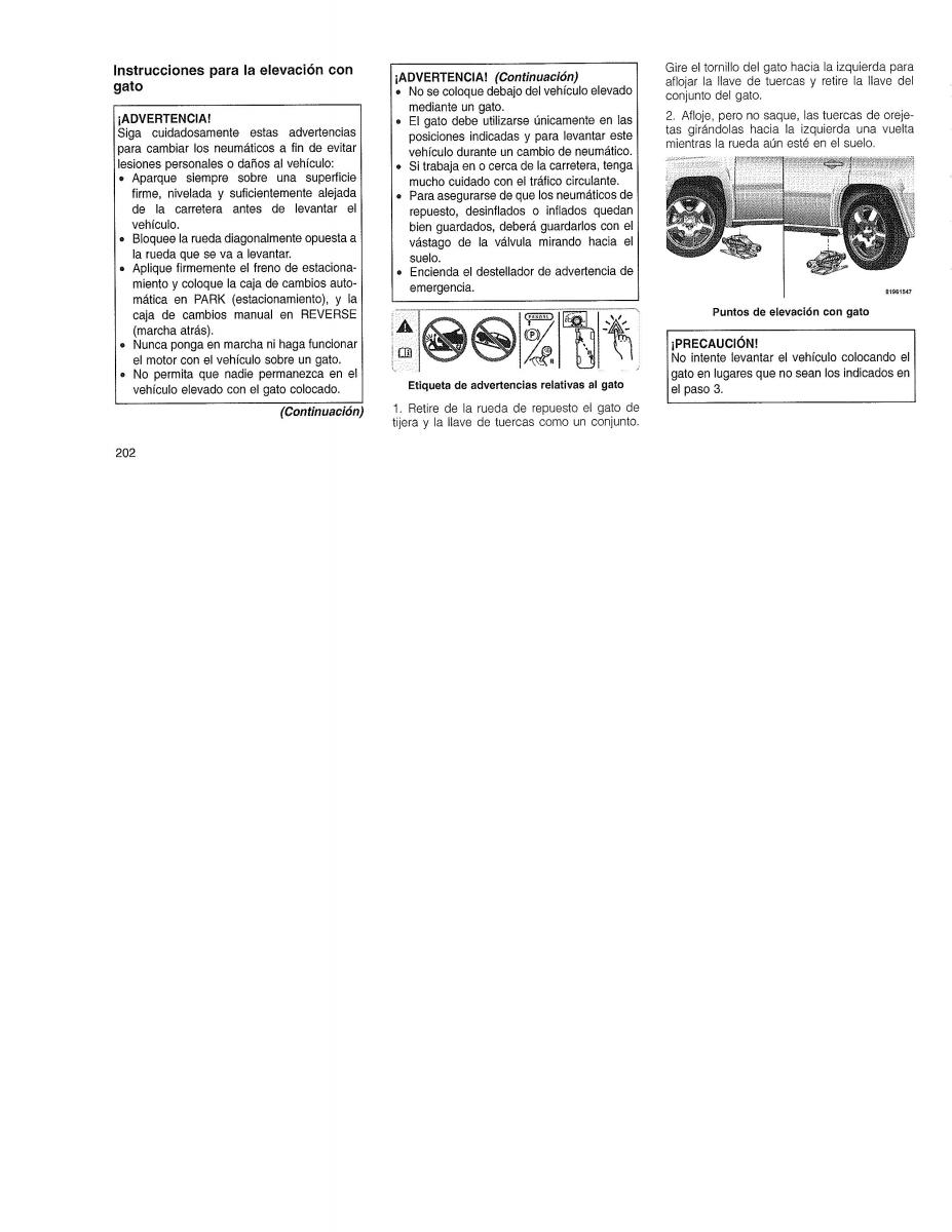 Jeep Patriot manual del propietario / page 204