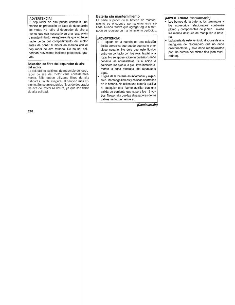 Jeep Patriot manual del propietario / page 220