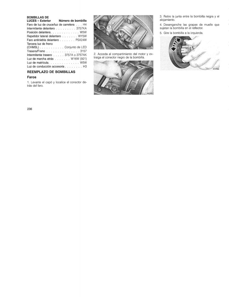 Jeep Patriot manual del propietario / page 238