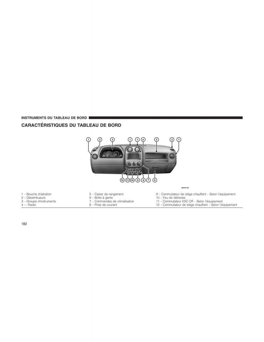 Jeep Patriot manuel du proprietaire / page 184