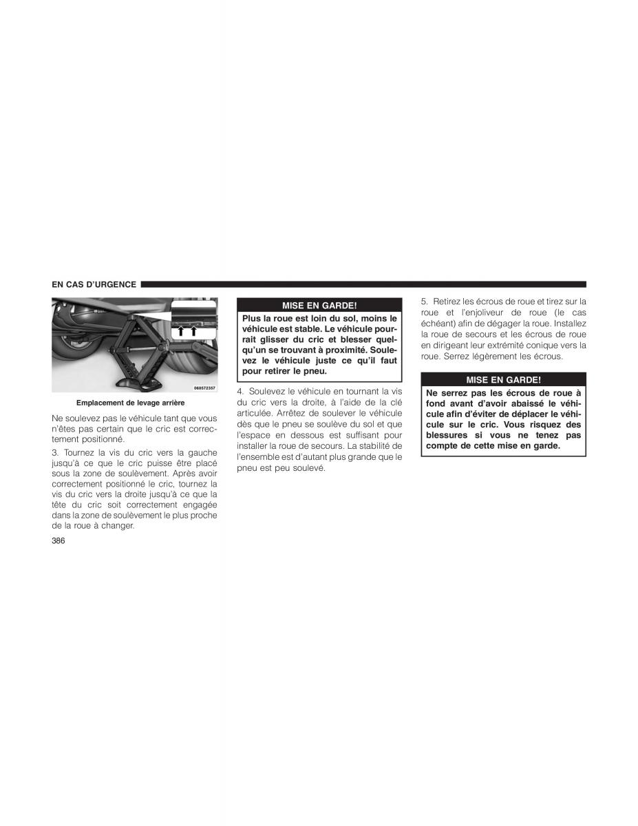 Jeep Patriot manuel du proprietaire / page 388