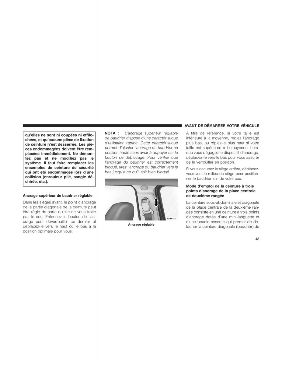 Jeep Patriot manuel du proprietaire / page 45