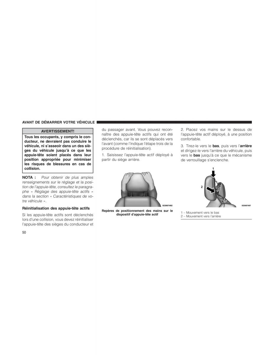 Jeep Patriot manuel du proprietaire / page 52