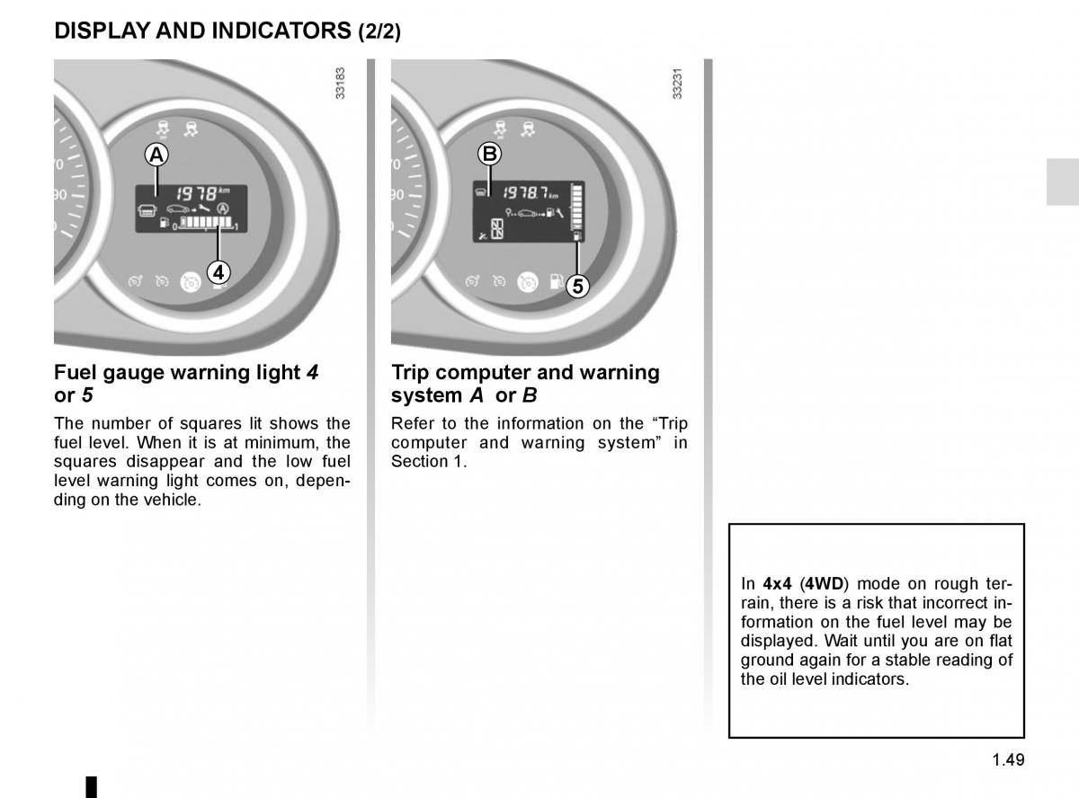 Dacia Duster owners manual / page 55